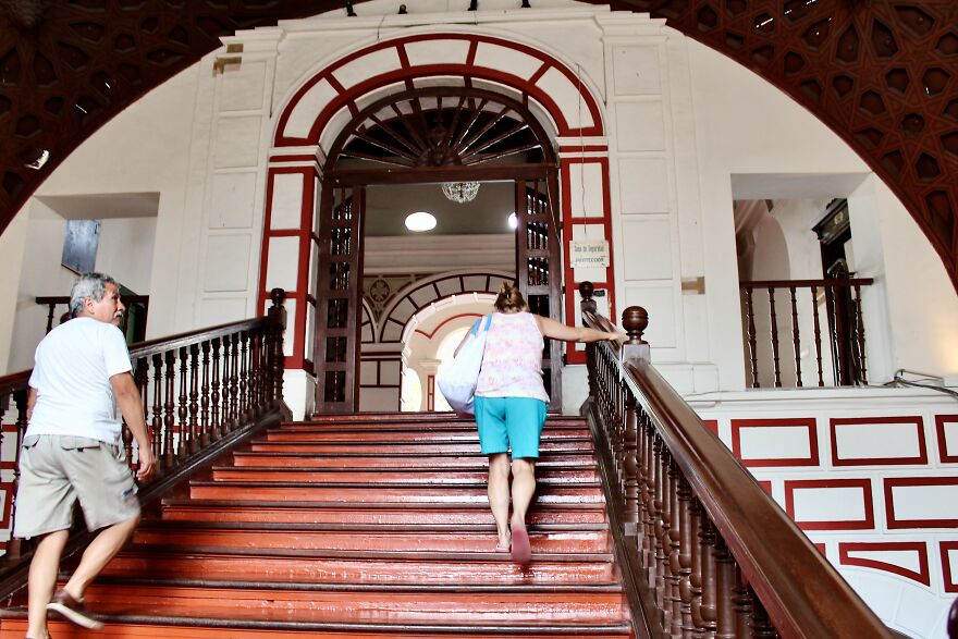 Stairs To The Church