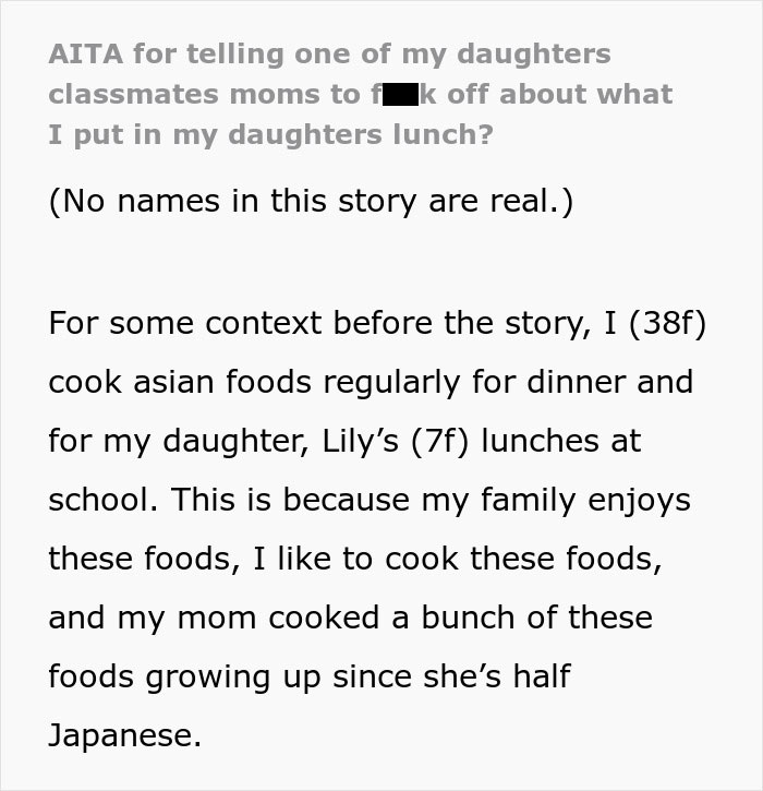Woman Has The Audacity To Complain About Another Kid's Lunch To Her Mom, Gets Shut Down