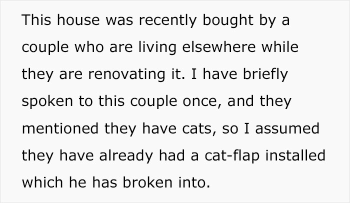 Cat Breaks Into Neighbor&rsquo;s New Home, They Are Furious And Ask For $2,000