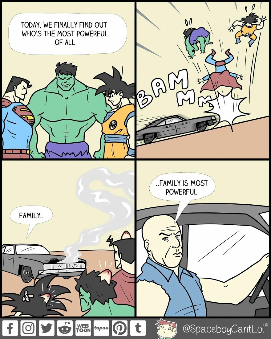 22 New Dark Comics With A Surprise Pop-Culture Twist By Spaceboycantlol