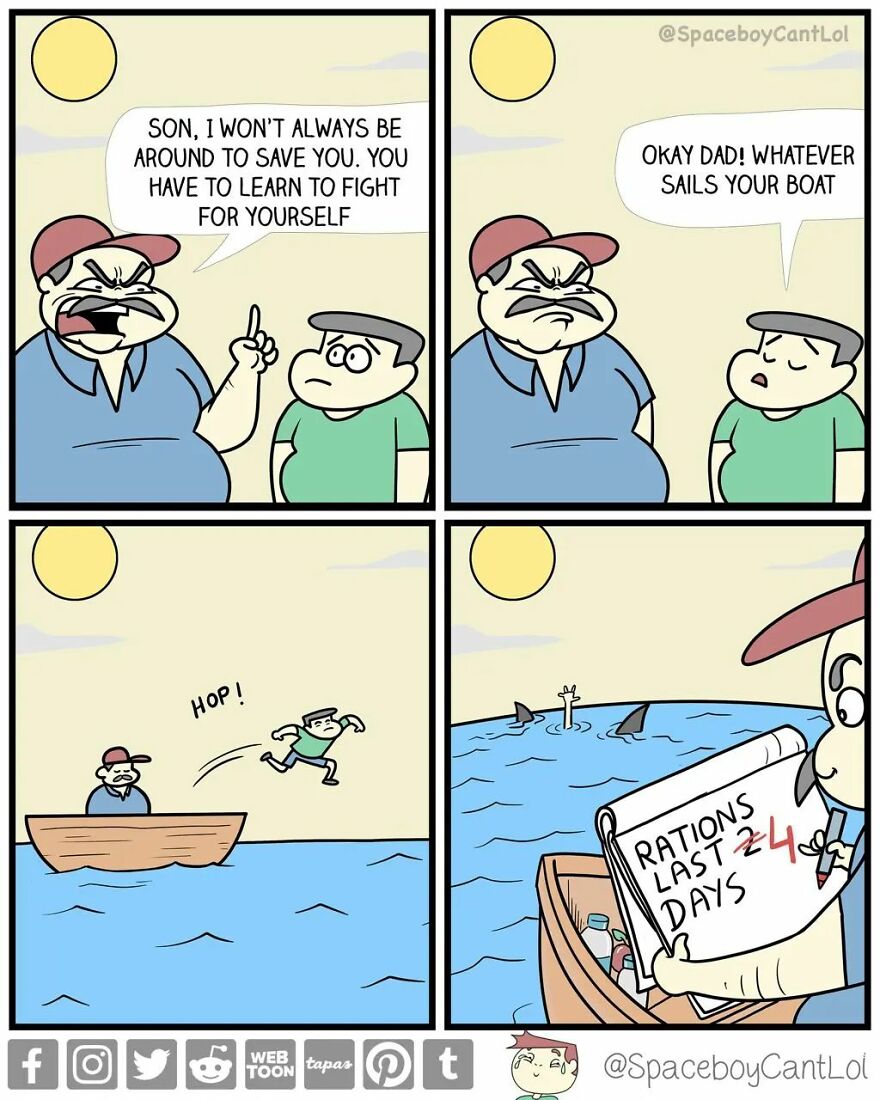 22 New Dark Comics With A Surprise Pop-Culture Twist By Spaceboycantlol