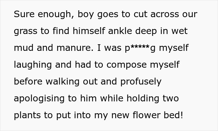 Woman Gets Revenge On Teen For Using Her Yard As A Shortcut, Pretends It Wasn’t Planned At All Woman Gets Revenge On Teen For Using Her Yard As A Shortcut, Pretends It Wasn’t Planned At All