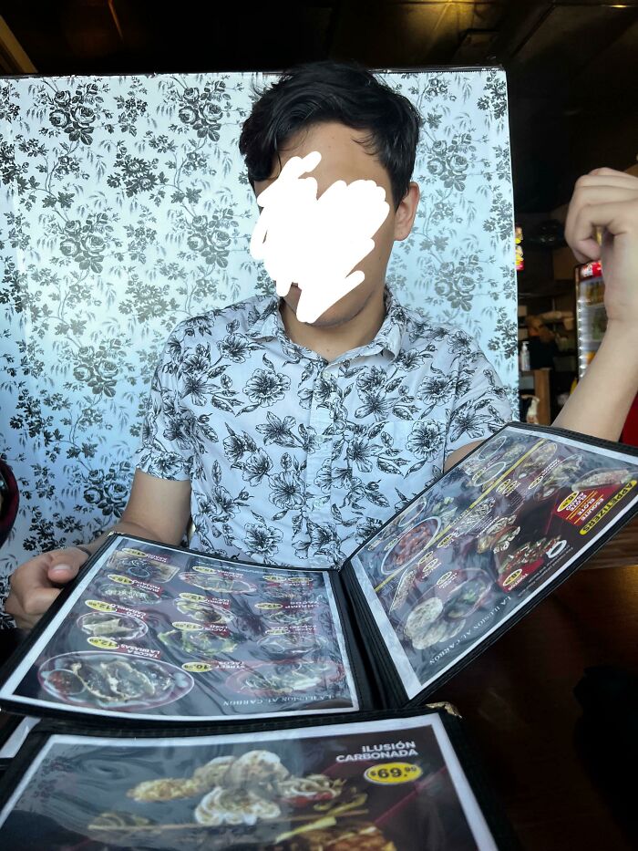 Poor Shirt Choice At A Mexican Restaurant