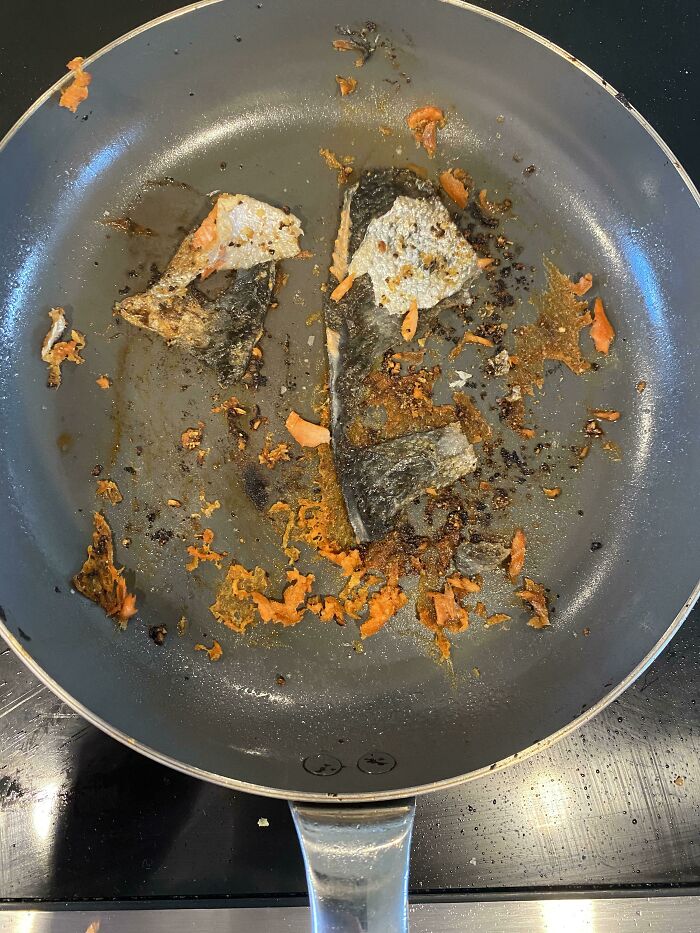 Salmon Stuck To My New $200 Non-Stick Pan