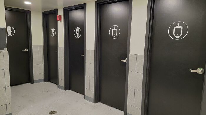 The Local Brewery Doesn't Have Gender-Specific Bathrooms, Only Stalls With A Specific Type Of Toilet