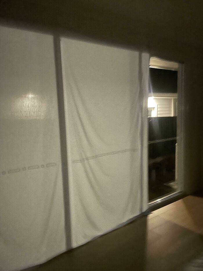 I’m In A Brand New House. My Neighbor Feels My Air Conditioner Is Too Loud So He Deliberately Shines His Lights Into My Bedroom