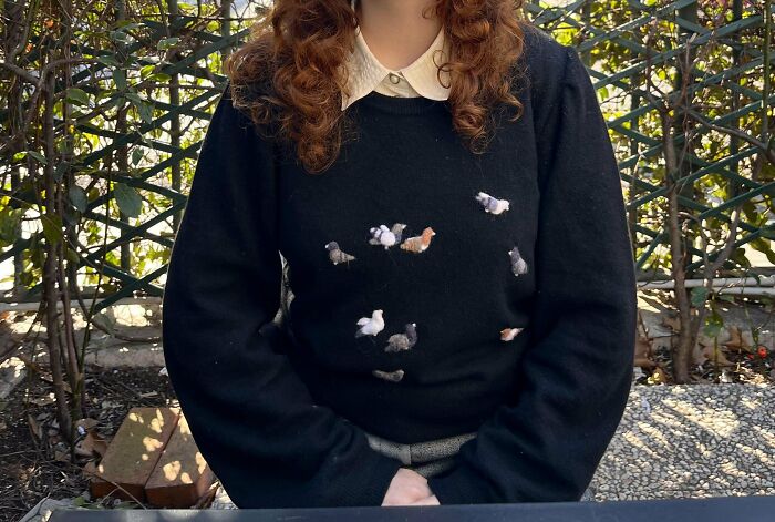 Everywhere There Is Now A Pigeon There Once A Moth-Hole