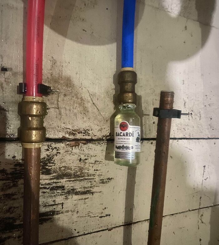 Pipe Froze And Burst. Found The Perfect Thing To Seal It