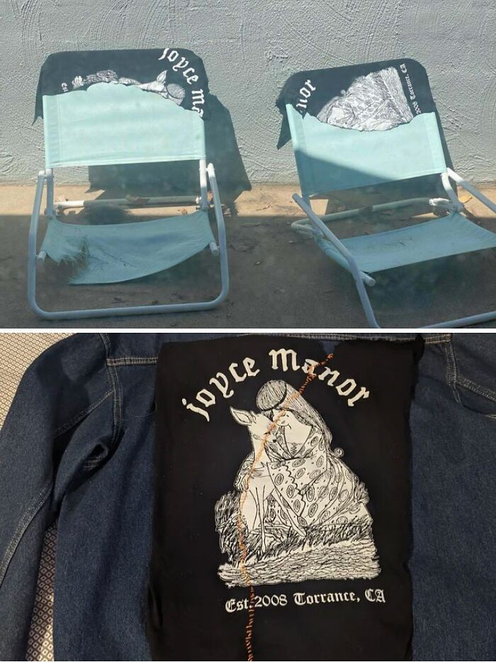 Can't Mend His Bones So I'm Mending His Shirt