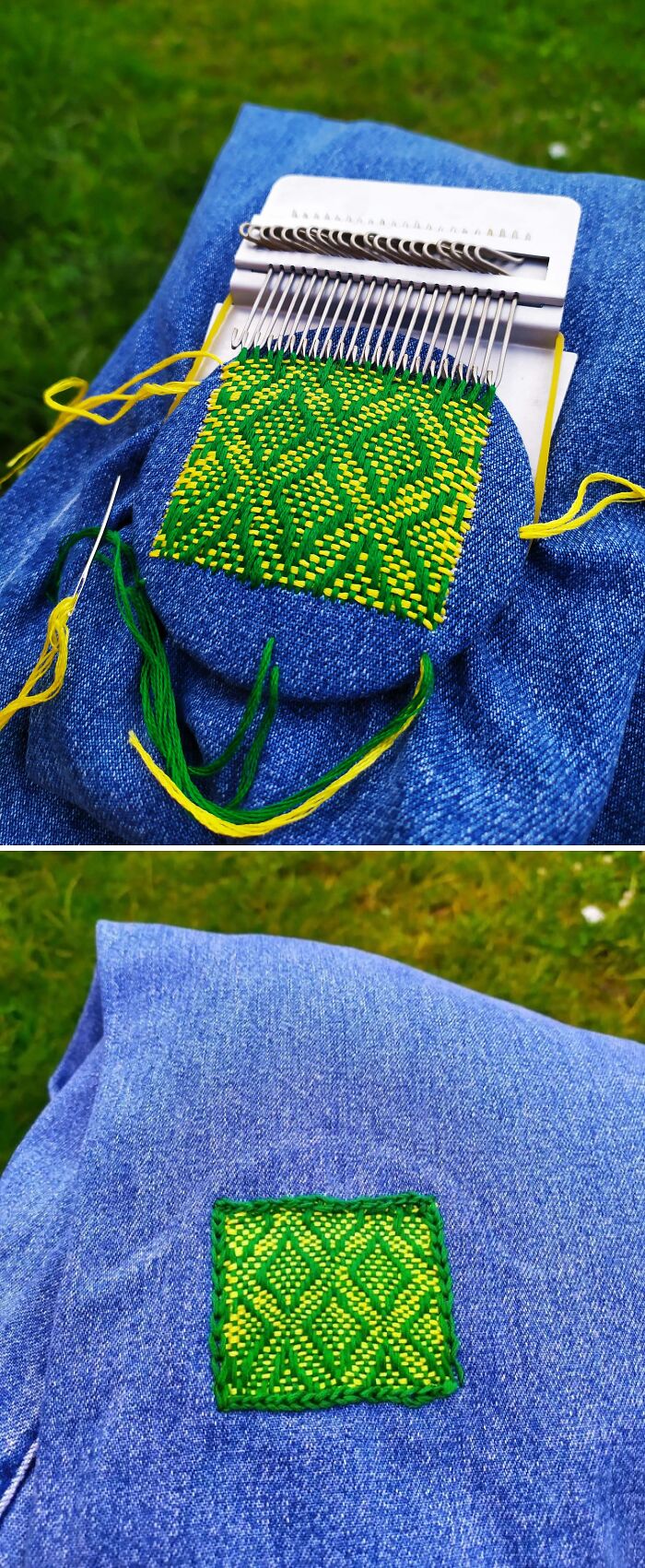 Pattern, Yellow And Green