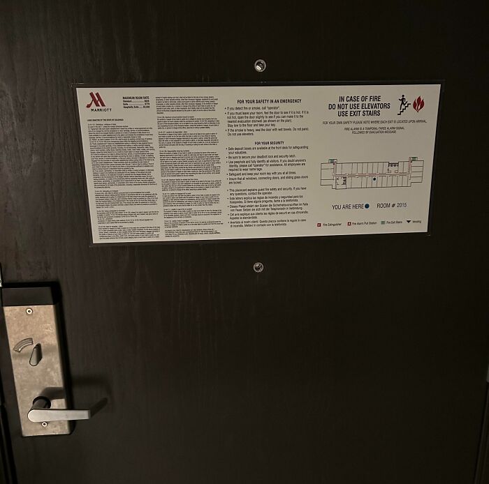 My Hotel Door Has A Child-Height Peephole