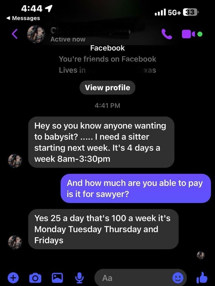 Cb Wants Somebody To Watch Their Toddler For $3.33 An Hour