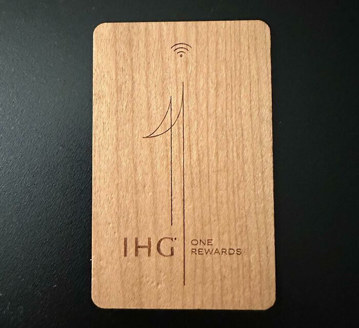 My Hotel Room's Key Is Made Of Wood
