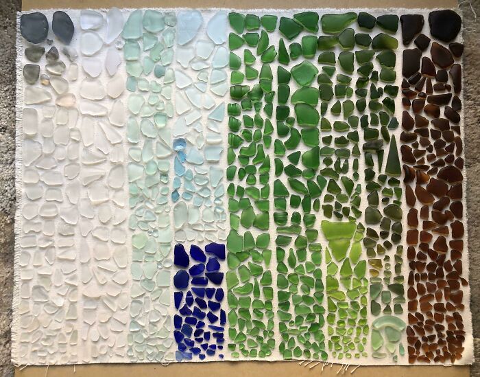 January Sea Glass Haul. I May Have A Problem