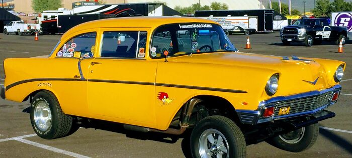 Maybe Not The Most Antique Thing In My House, But My Dad's 1956 Chevy 210 Gasser Is Definitely The Coolest