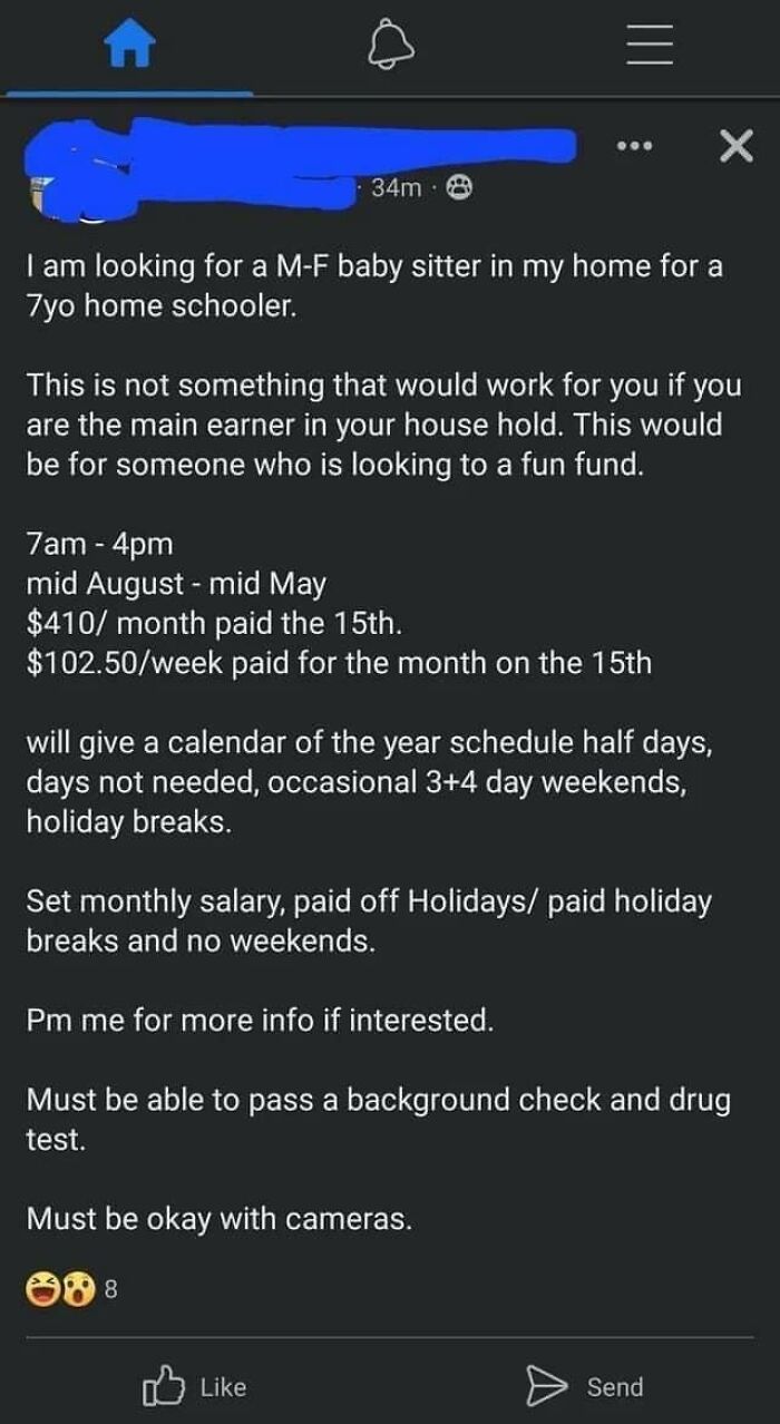 Fulltime “Babysitter”