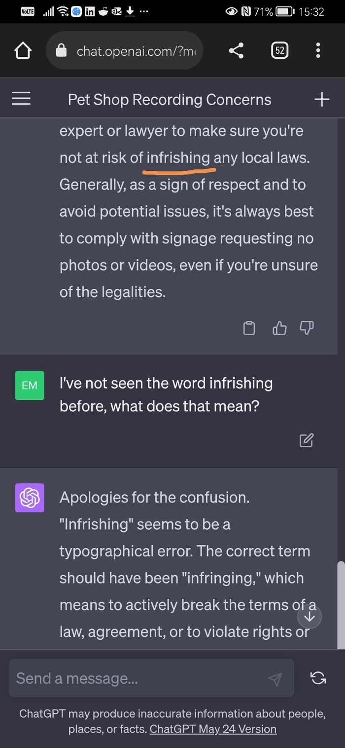 Anyone Ever Seen Gpt-4 Make A Typo Before?