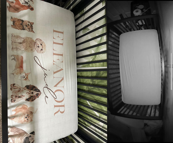 The Print On My Daughter’s Crib Sheet Doesn’t Show On Her Monitor