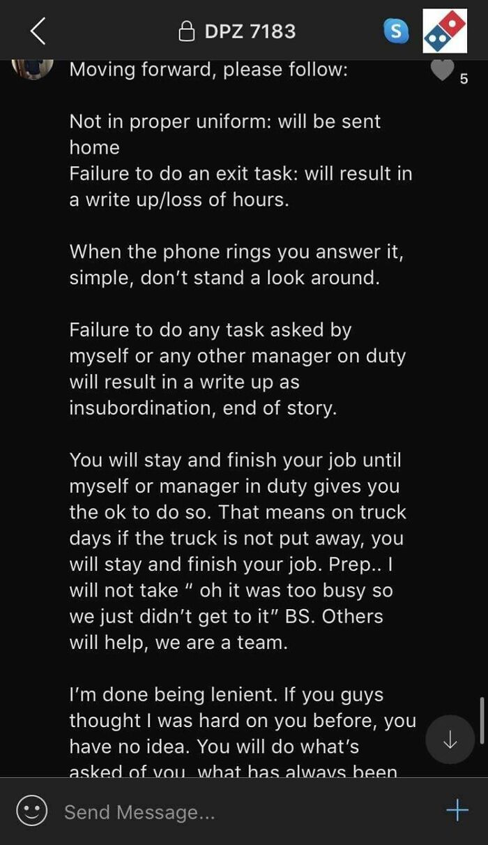 My Second Job Recently Changed Managers