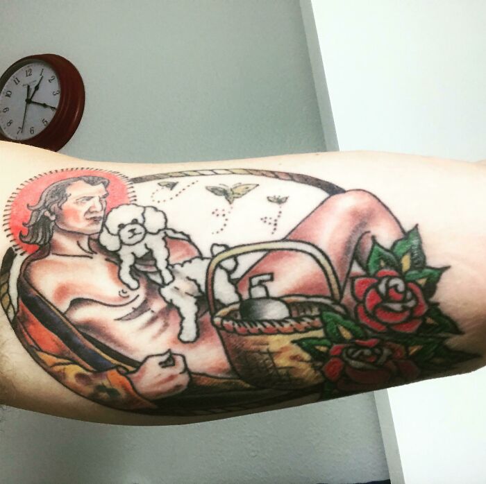 It Rubs The Lotion On Its Skin