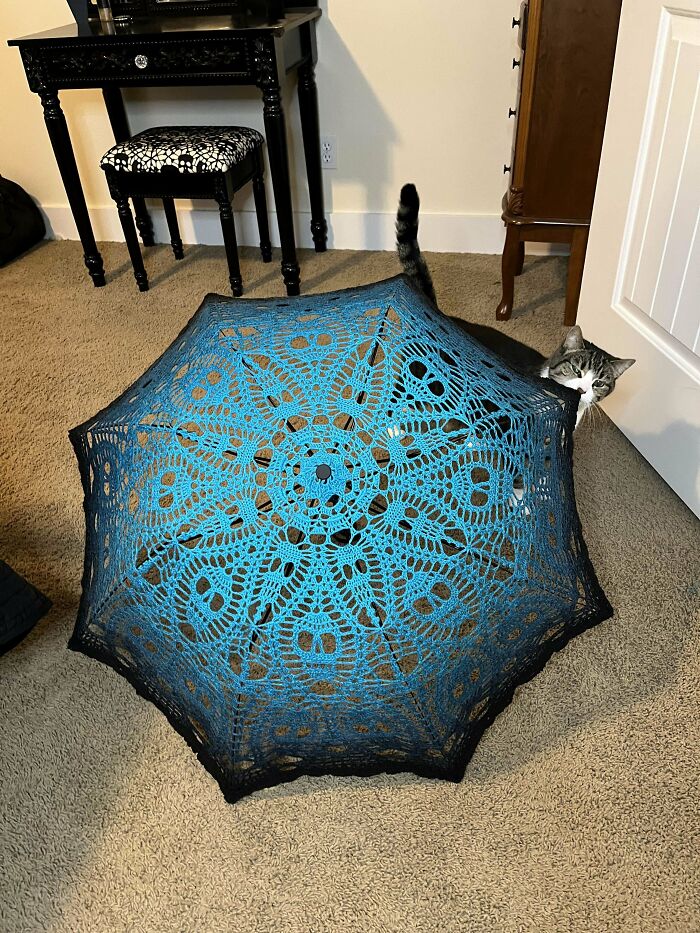 Mi parasol de calaveras