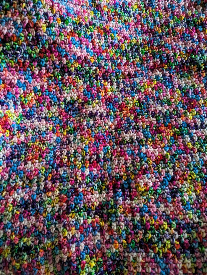 I Love How This Yarn Is Working Up In Moss Stitch!