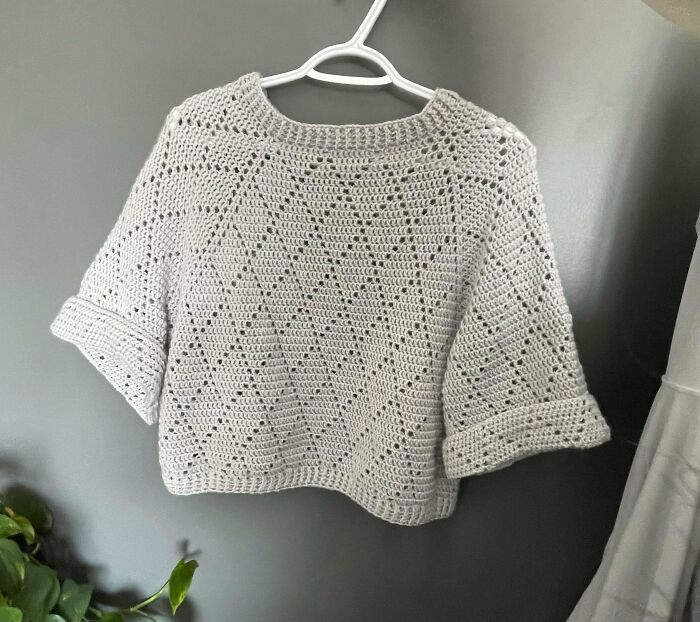 Originally A Sweater, Couldn’t Be Bothered To Finish The Sleeves…