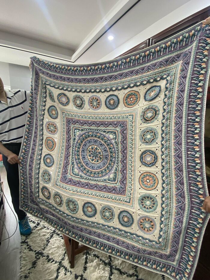 La abuela de mi amiga solo tardó 25 días en hacer esto