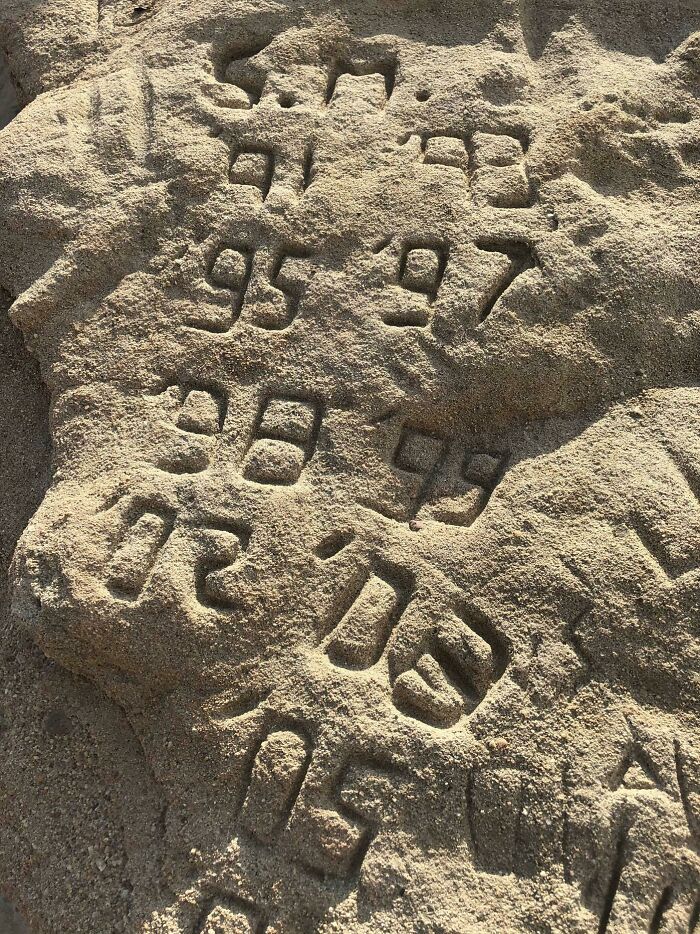 Out Deep On A Desert Hike, I Found A Secret Spot Someone Has Been Returning To For A While