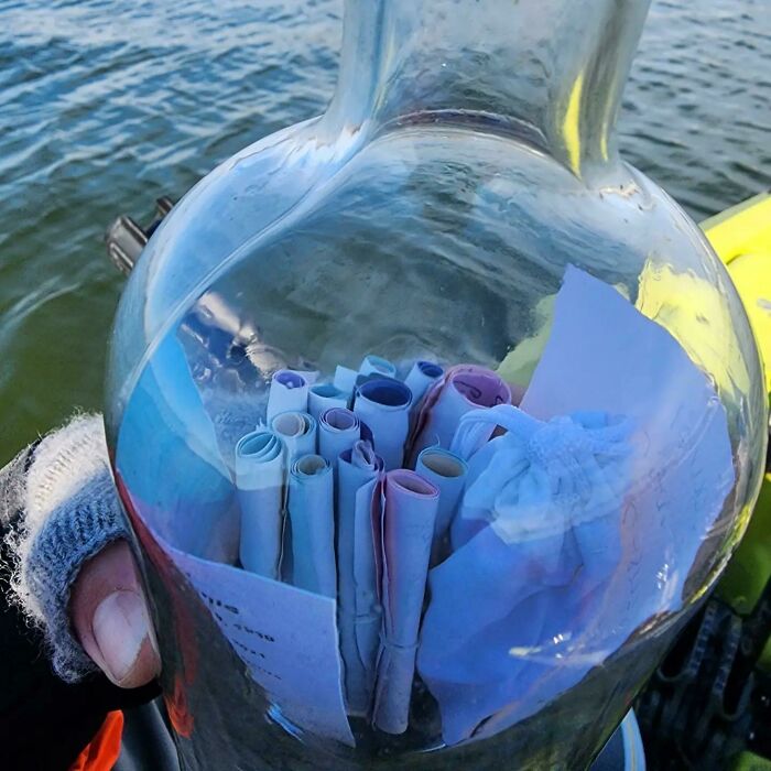 Message In A Bottle I Found Floating Off Of Solomons Island, MD