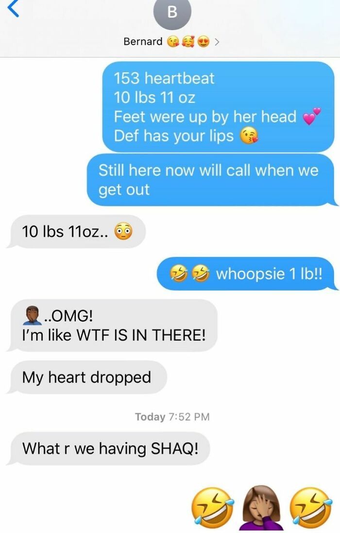 Texting Bernard The Update After My Appointment