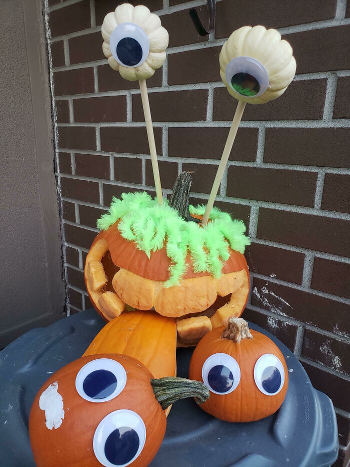1st Post. This Year I Created A Different-Looking Pumpkin