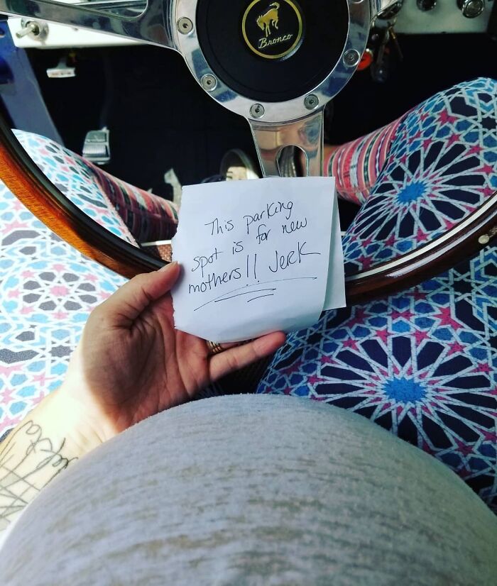 I Guess Pregnant Woman Can't Drive Broncos