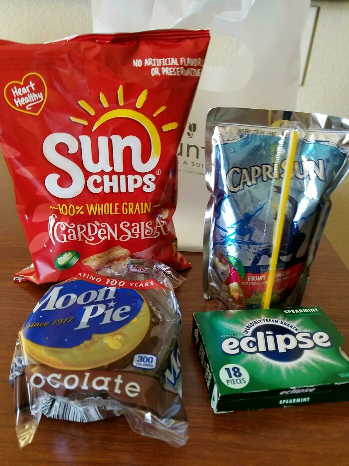 The Hotel My Parents Are Staying At In Nc To Watch The Eclipse Stocked All Of The Rooms With These