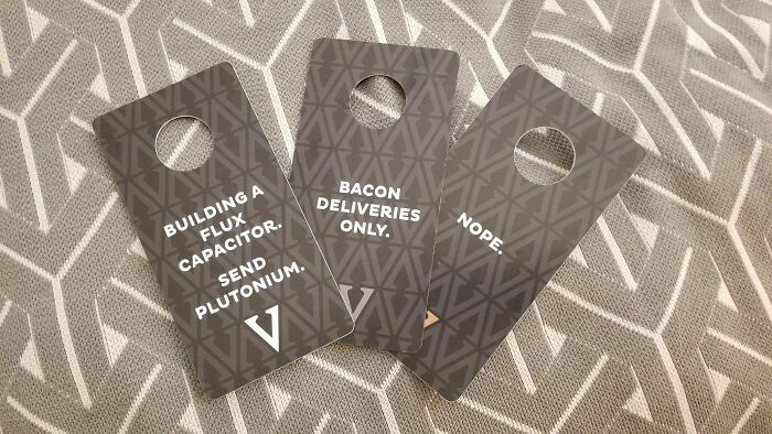 These Do Not Disturb Options At My Hotel