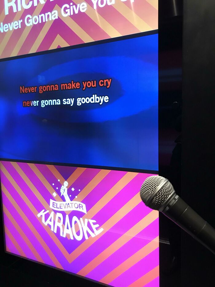 Elevator In My Hotel Has Karaoke