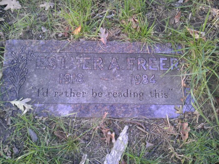 Honestly, The Best Tombstone I've Ever Seen