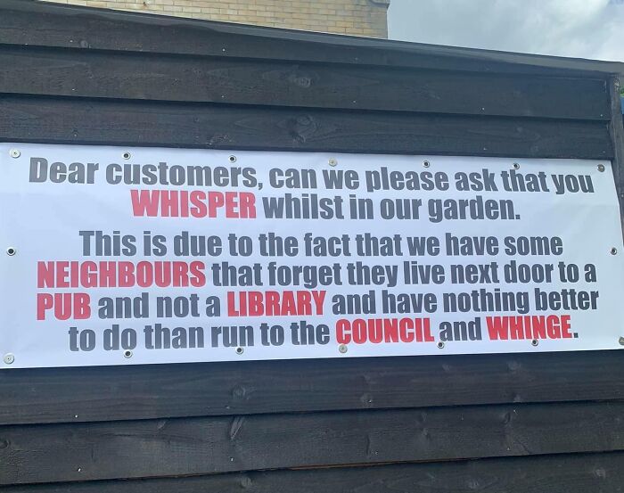 Buys House Next To Pub, Complains When Pub Is Noisy