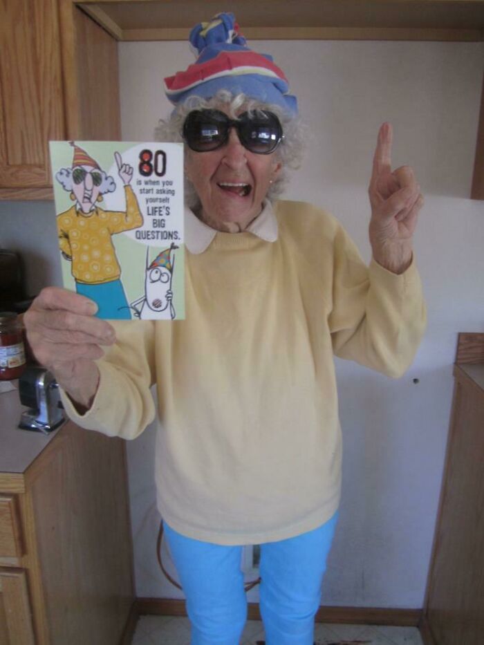 My Husband's Grandma. The Resemblance Is Uncanny