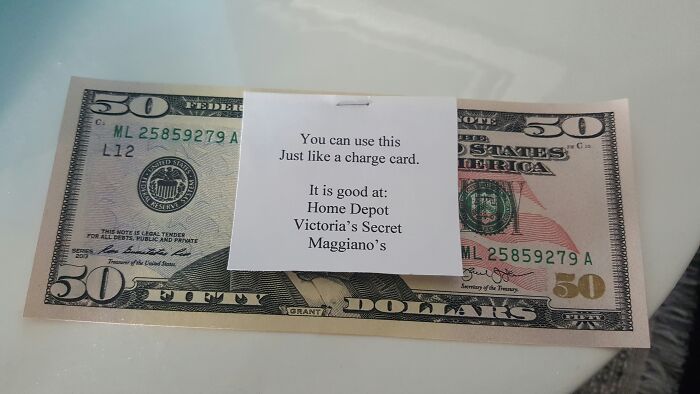 My Grandpa Told Me He Got My Dad A Birthday "Gift Certificate", He Was So Pleased With Himself