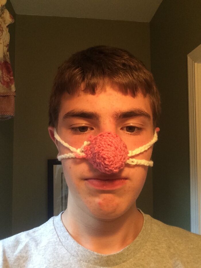 My 94 Year Old Great Grandma Made This For Me Because She Said Is Too Cold. It's 80° Outside