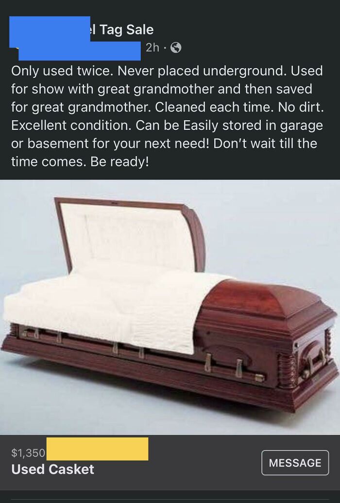 Gently Used Casket