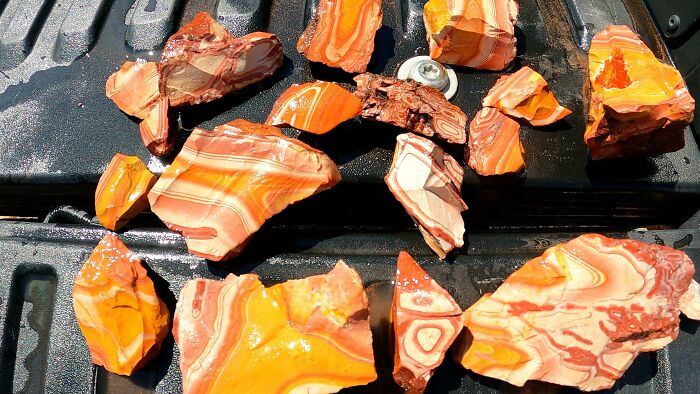 This Is Wonderstone. A Natural Rock Found In The Desert Of Utah