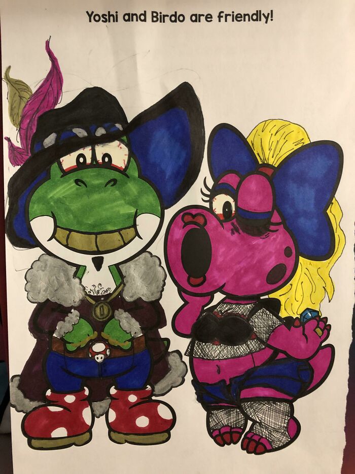Pimp Yoshi And His Favorite B!tch Birdo