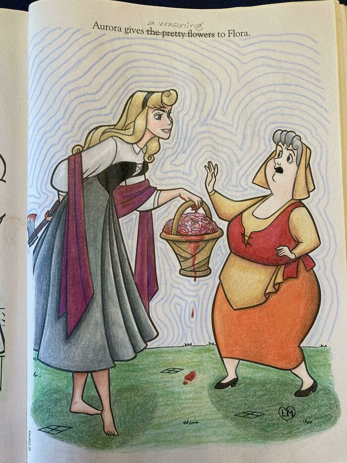 “Aurora Gives A Warning To Flora” [part II Of III]