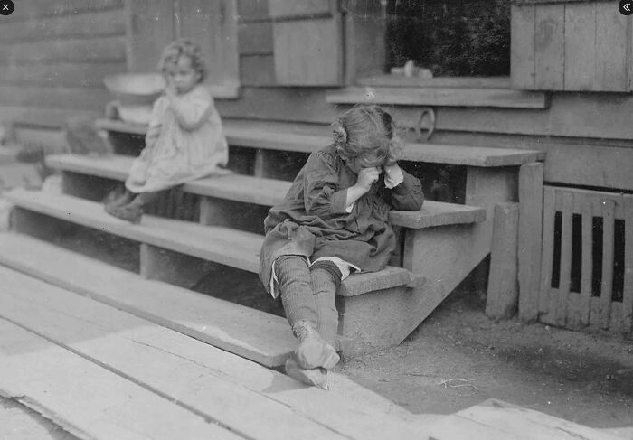 Olga Schubert, A 5-Year-Old Girl, Photographed After A Days Work Picking Shrimp At Biloxi Canning Factory