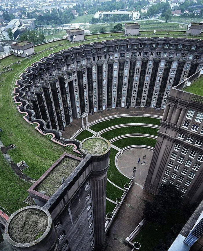 Edificios de viviendas Les Espaces D'abraxas, construidos cerca de París en 1982