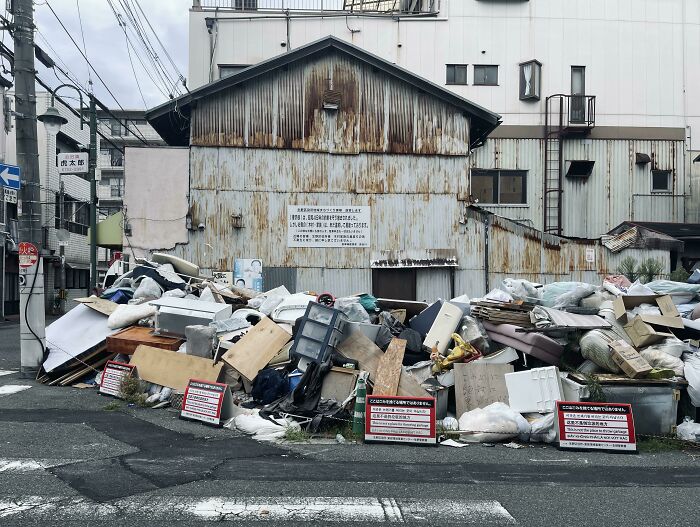 A Poor Area Of Osaka, Japan