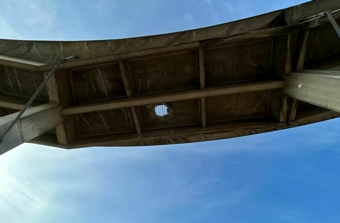 "Pothole" On A State Highway Ramp In Seattle