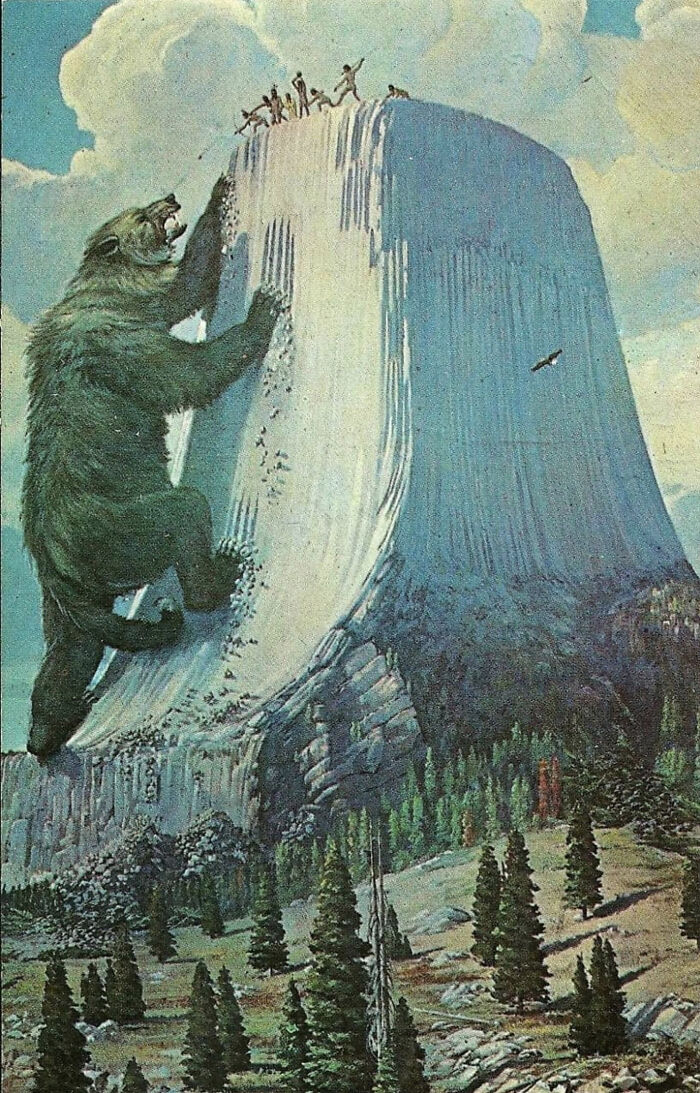 "The Legend Of Devil's Tower" - Herbert A. Collins, 1937